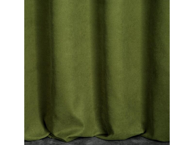Dekoračná jemná látka - Dekor 1403 olivová, 295 cm